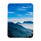 Morning Mountains Nebellandschaft Magnet (Vertikal)