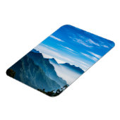 Morning Mountains Nebellandschaft Magnet (Linke Seite)
