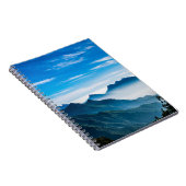 Morning Mountains Nebellandschaft Notizblock (Rechte Seite)