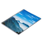 Morning Mountains Nebellandschaft Notizblock (Linke Seite)