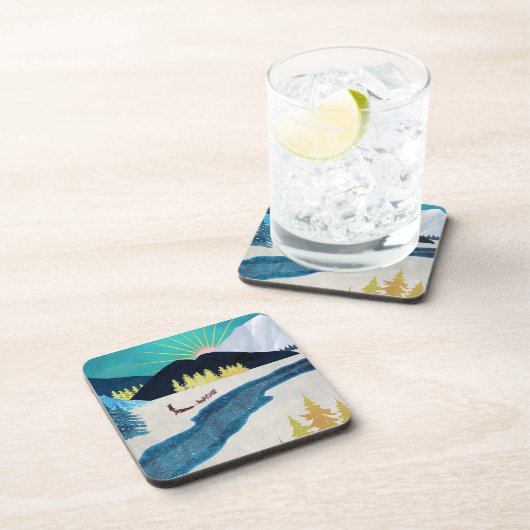 Morning Musher Getränkeuntersetzer (Rechte Seite)