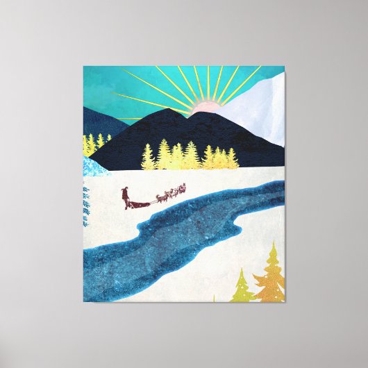 Morning Musher Leinwanddruck (Vorderseite)