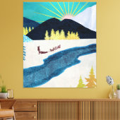 Morning Musher Leinwanddruck (Insitu (Wohnzimmer))