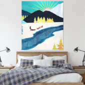 Morning Musher Leinwanddruck (Insitu (Schlafzimmer))