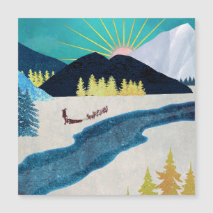 Morning Musher Magnetkarte