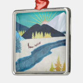 Morning Musher Ornament Aus Metall (Links)