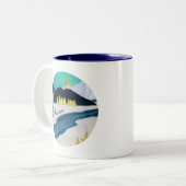 Morning Musher Zweifarbige Tasse (Vorderseite Links)
