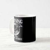 Morning My Favorite Duck Hunting Funny Hunter Men Kaffeetasse (Vorderseite Links)