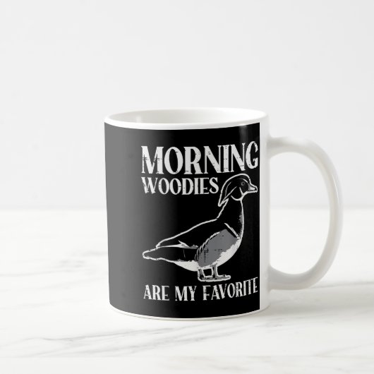 Morning My Favorite Duck Hunting Funny Hunter Men Kaffeetasse (Rechts)