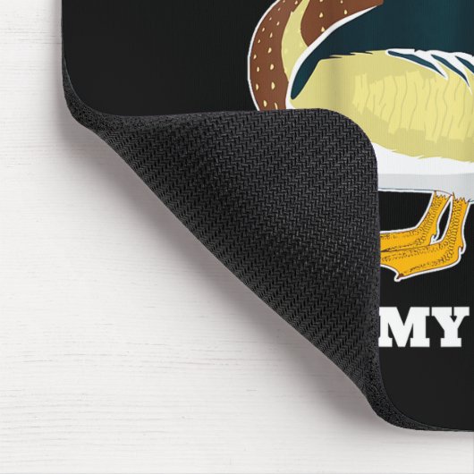 Morning My Favorite Duck Hunting Funny Hunter  Mousepad (Ecke)