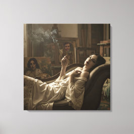 Morning of the Model, by Natasha Us Leinwanddruck