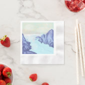 Morning on the Fjord  Serviette (Beispiel)