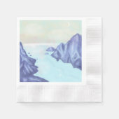 Morning on the Fjord  Serviette (Vorderseite)