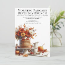 Morning Pancake Birthday Brunch | Cosy Weekend