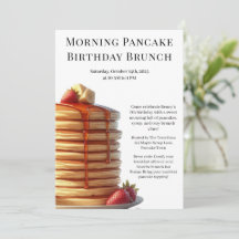 Morning Pancake Birthday Brunch | Cosy Weekend