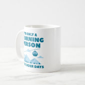 Morning Person Snow Kaffeetasse (Vorderseite Links)