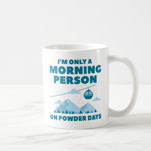 Morning Person Snow Kaffeetasse (Rechts)
