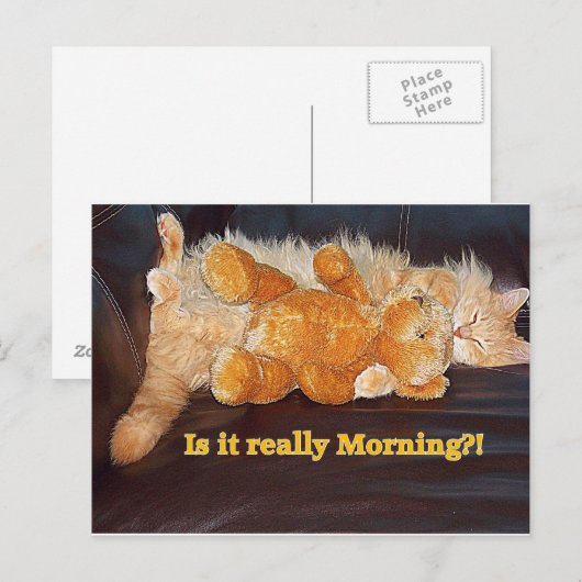 Morning?? Postcard Postkarte (Vorne/Hinten)