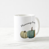 Morning Pumpkin Personalisiert Fall Kaffeetasse (VorderseiteRechts)