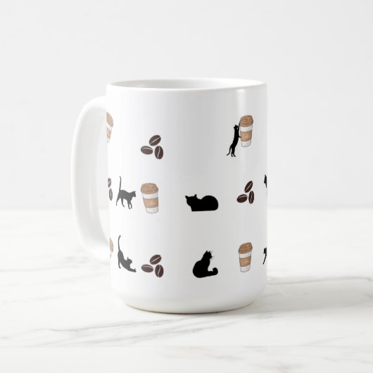 Morning Purrfection Cup Kaffeetasse (Vorderseite Links)
