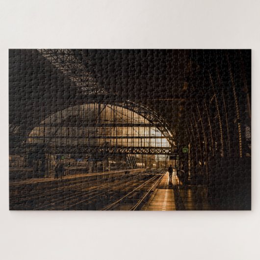 Morning Rail Station Puzzle (Horizontal)