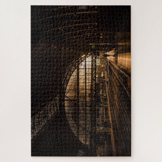 Morning Rail Station Puzzle (Vertikal)