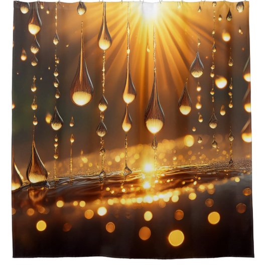 Morning Rain Duschvorhang (Vorderseite)