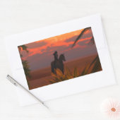 Morning Ride Rechteckiger Aufkleber (Umschlag)