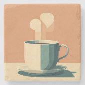 Morning Ritual Steinuntersetzer (Vorderseite)