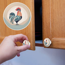 Morning Rooster Keramikknauf