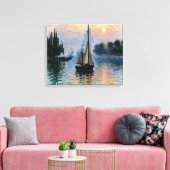 Morning Sail Leinwanddruck (Insitu (Wohnzimmer))