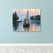 Morning Sail Leinwanddruck (Insitu (Holzboden))