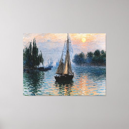 Morning Sail Leinwanddruck (Vorderseite)