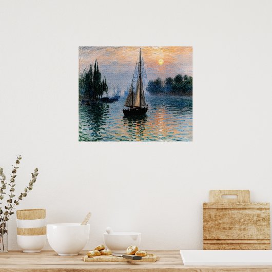 Morning Sail Poster (Küche)