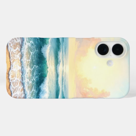 Morning Seascape Case-Mate iPhone Hülle (Rückseite (Horizontal))