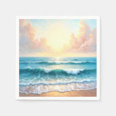 Morning Seascape Serviette (Vorderseite)