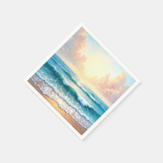 Morning Seascape Serviette (Ecke)