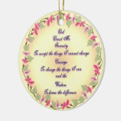 Morning Serenity Prayer   Keramik Ornament (Links)