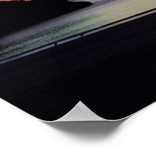 Morning Sky am Singing Beach Poster (Ecke)