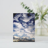 Morning Sky Post Card Postkarte (Stehend Vorderseite)