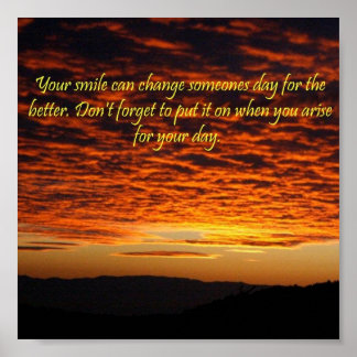 Morning Smile Poster