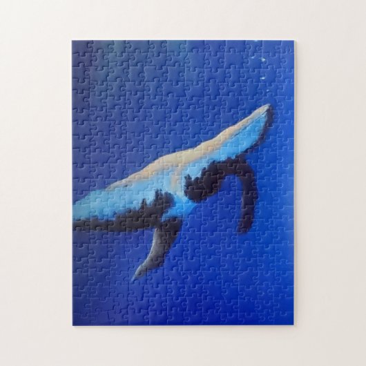 Morning Song Humpback Whale Jigsaw Puzzle (Vertikal)