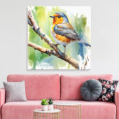 Morning Song Robin Vogel Malerei Wand Kunst (Insitu (Wohnzimmer))