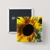Morning Sonnenblume individuell einstellbar Button (Vorne & Hinten)