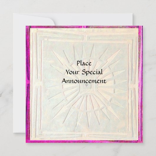 MORNING STAR , hell rosa, violett weiß Ankündigung (Rückseite)