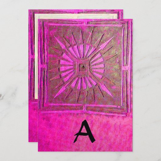 MORNING STAR , hell rosa, violett weiß Ankündigung (Vorne/Hinten)