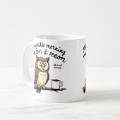 Morning Struggles Kaffeetasse (Vorderseite Links)