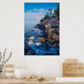 Morning Sun am Bass Harbour Lighthouse Poster (Küche)