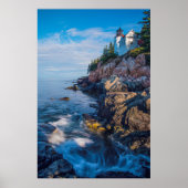 Morning Sun am Bass Harbour Lighthouse Poster (Vorne)