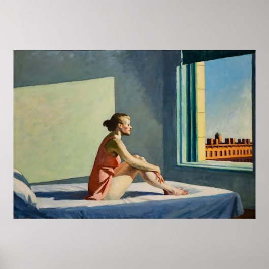 Morning Sun - Edward Hopper Art Print Poster (Vorne)
